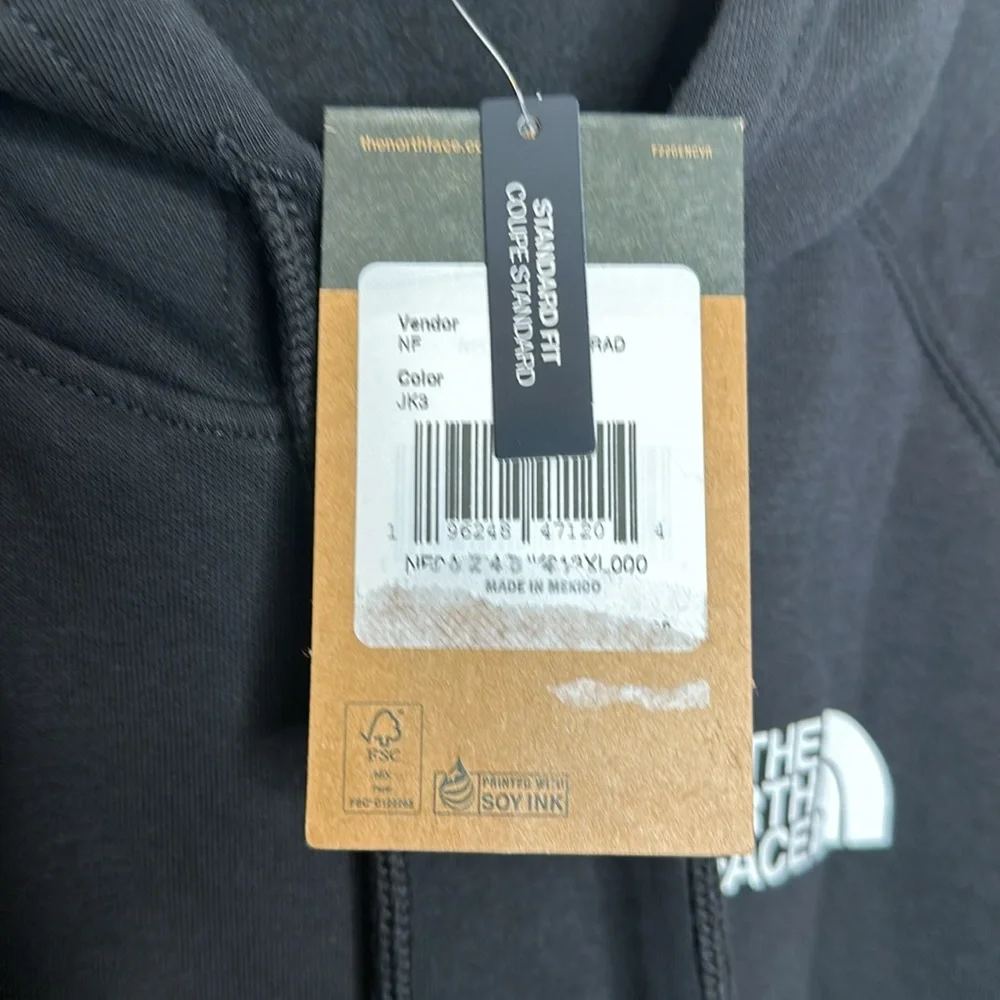 The North Face Women’s plus size 3XL Black Hoodie new with tags - Picture 3 of 9